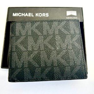 Michael Kors Wallet - Jet Set Men's - Blk - NEW in Box!